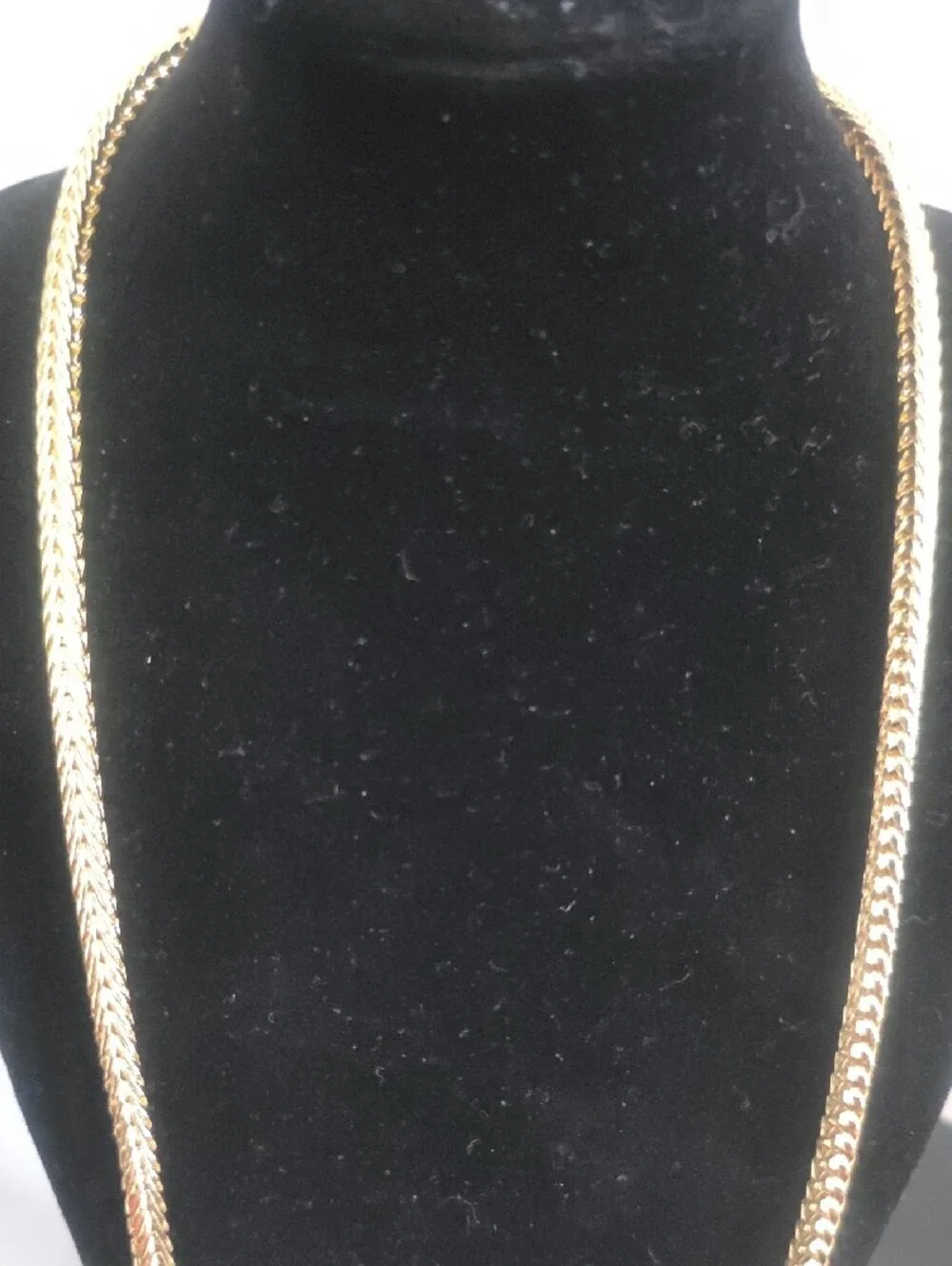 New 24inch 18K Gold Filled Franko Chain Necklace, 4.2mm